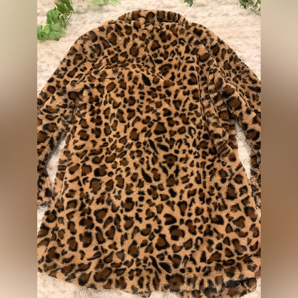 Leopard print faux fur coat - Picture 6 of 7